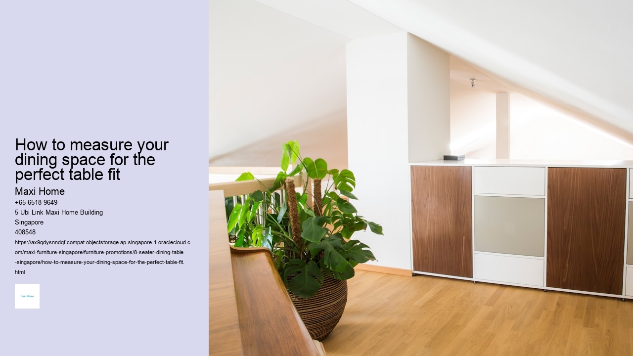 How to measure your dining space for the perfect table fit