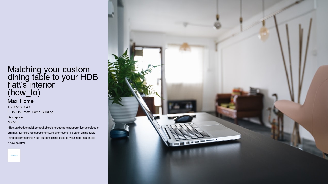 Matching your custom dining table to your HDB flat's interior (how_to)