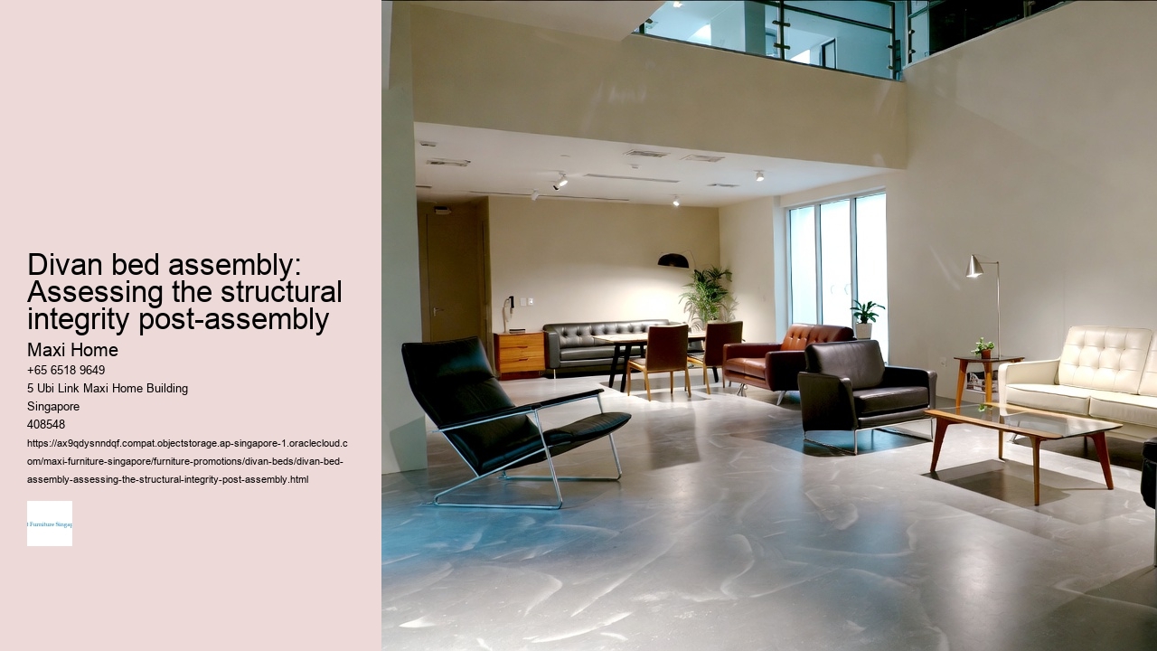 Divan bed assembly: Assessing the structural integrity post-assembly