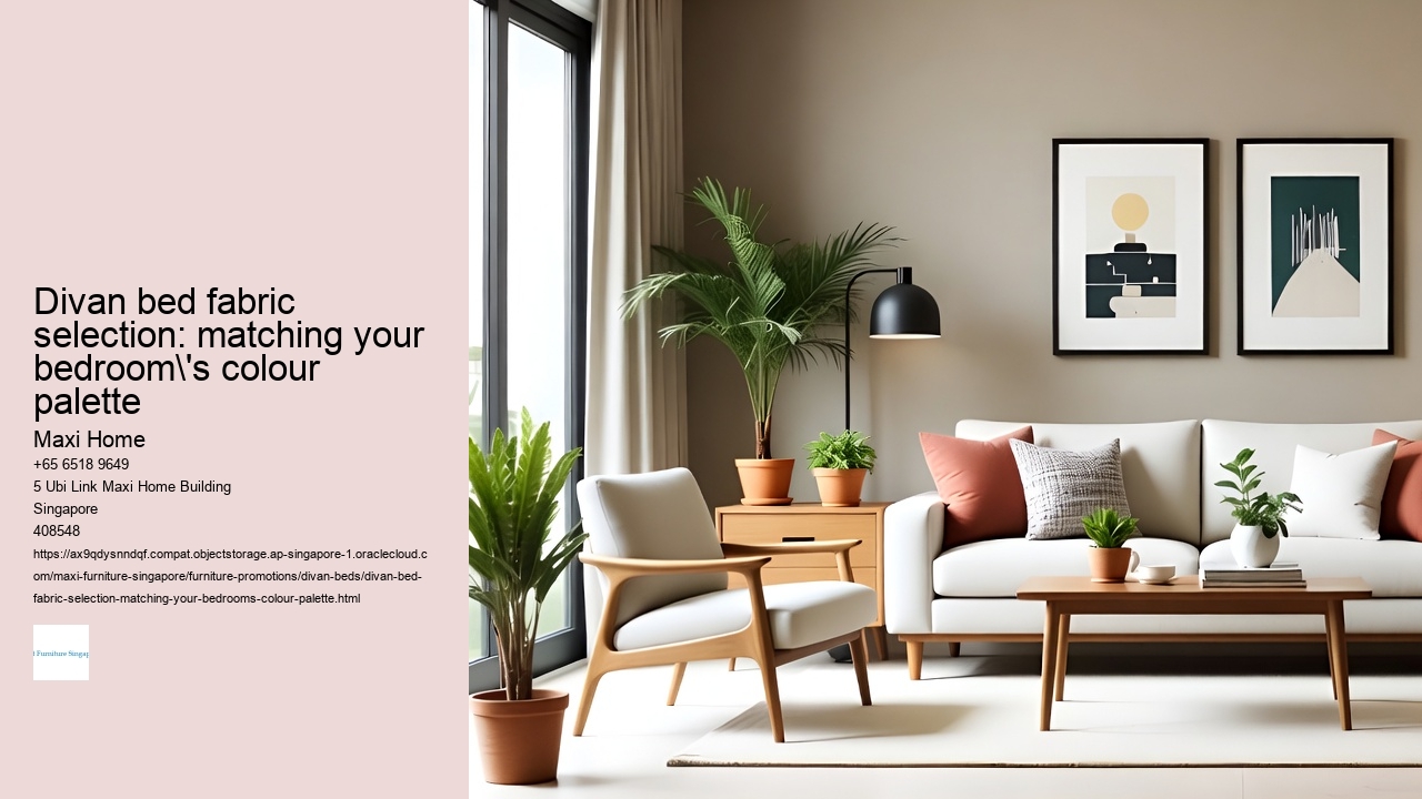 Divan bed fabric selection: matching your bedroom's colour palette