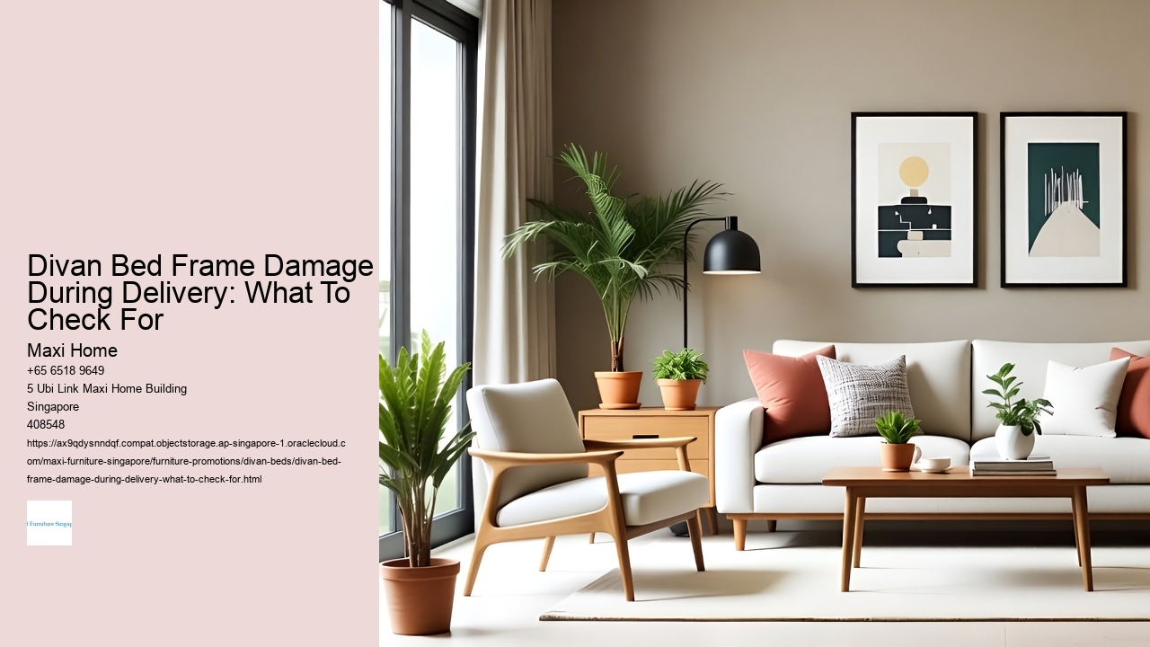 Divan Bed Frame Damage During Delivery: What To Check For