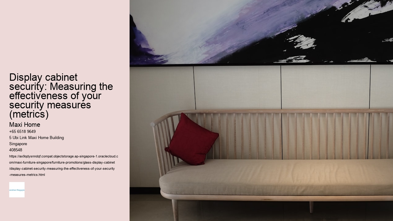 Display cabinet security: Measuring the effectiveness of your security measures (metrics)