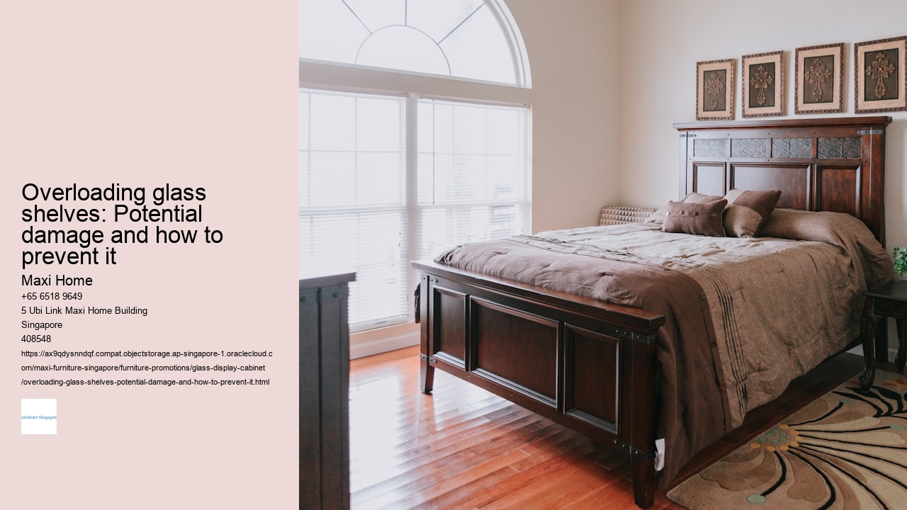 Overloading glass shelves: Potential damage and how to prevent it