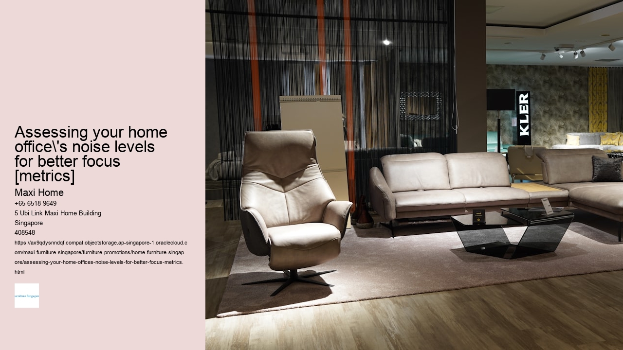 Assessing your home office's noise levels for better focus [metrics]