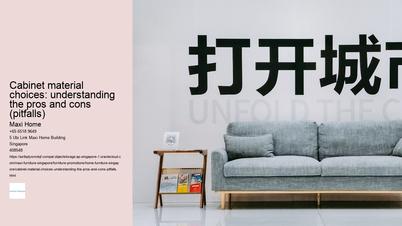 Cabinet material choices: understanding the pros and cons (pitfalls)