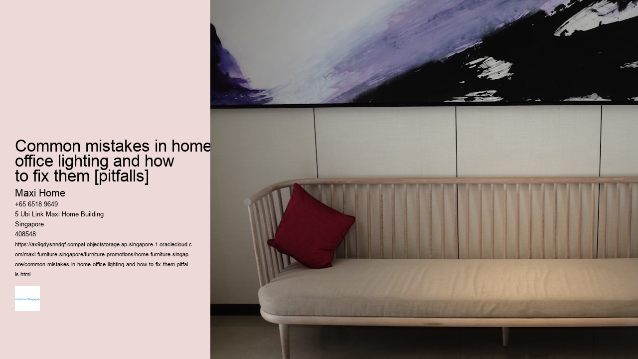 Common mistakes in home office lighting and how to fix them [pitfalls]