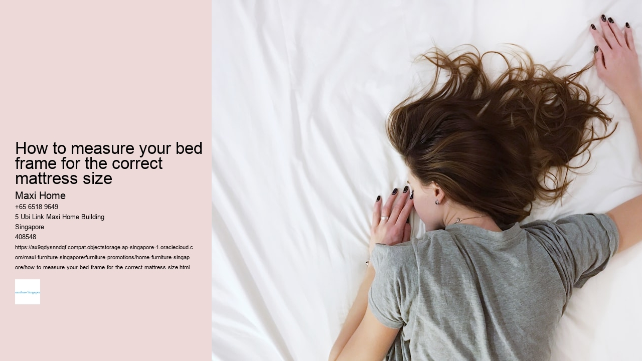 How to measure your bed frame for the correct mattress size Maxi Home How to measure your bed frame for the correct mattress size