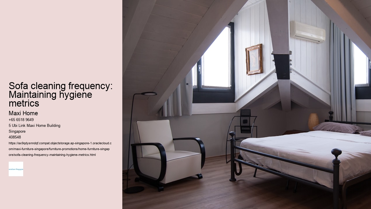 Sofa cleaning frequency: Maintaining hygiene metrics