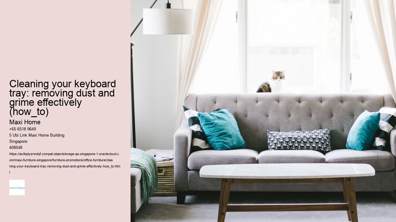 Cleaning your keyboard tray: removing dust and grime effectively (how_to)