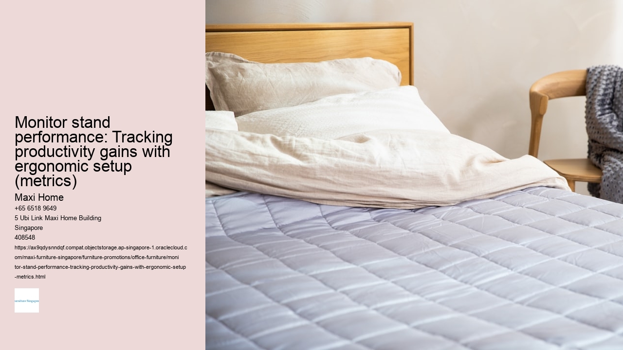 Monitor stand performance: Tracking productivity gains with ergonomic setup (metrics)