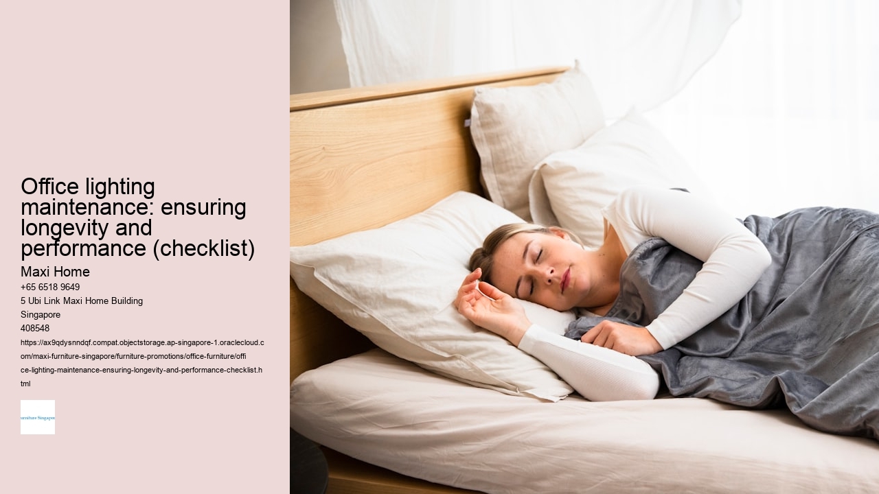 Office lighting maintenance: ensuring longevity and performance (checklist)