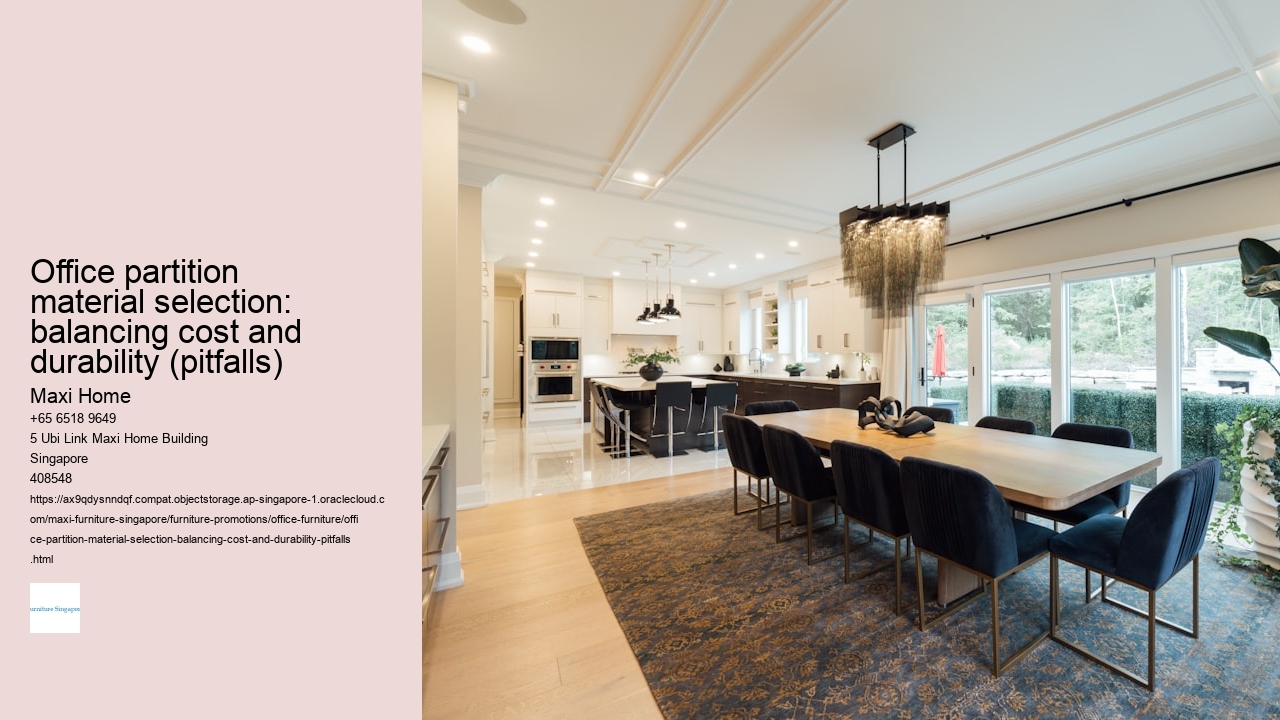 Office partition material selection: balancing cost and durability (pitfalls)