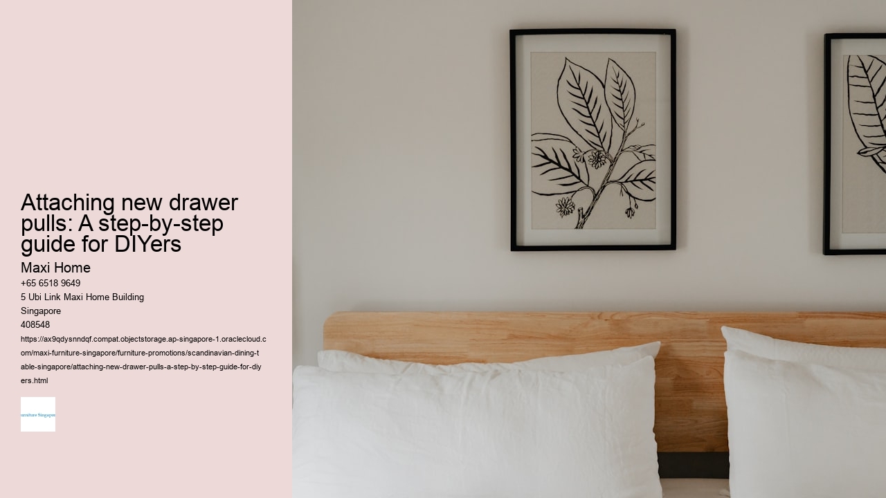 Attaching new drawer pulls: A step-by-step guide for DIYers