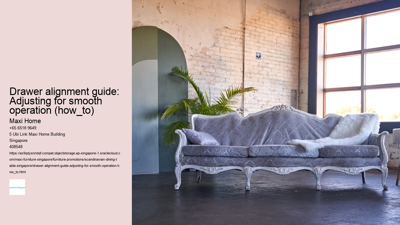 Drawer alignment guide: Adjusting for smooth operation (how_to)