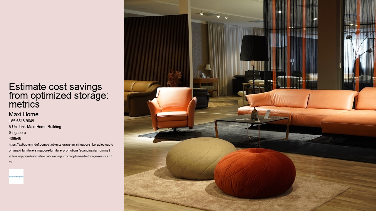 Estimate cost savings from optimized storage: metrics