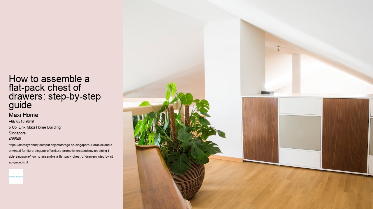 How to assemble a flat-pack chest of drawers: step-by-step guide