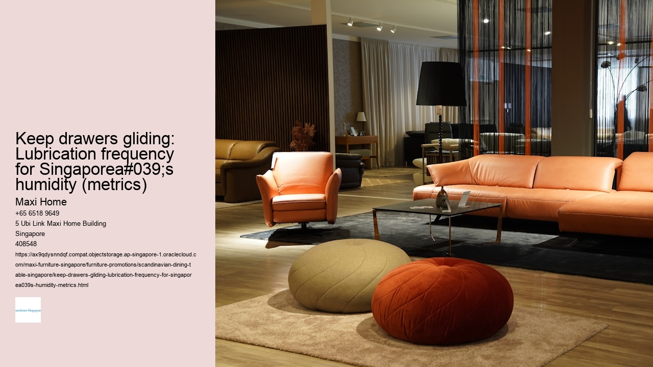 Keep drawers gliding: Lubrication frequency for Singaporea#039;s humidity (metrics)