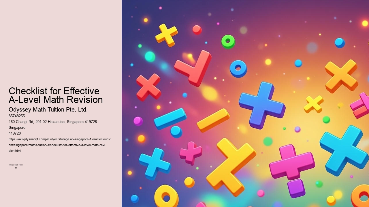 Checklist for Effective A-Level Math Revision