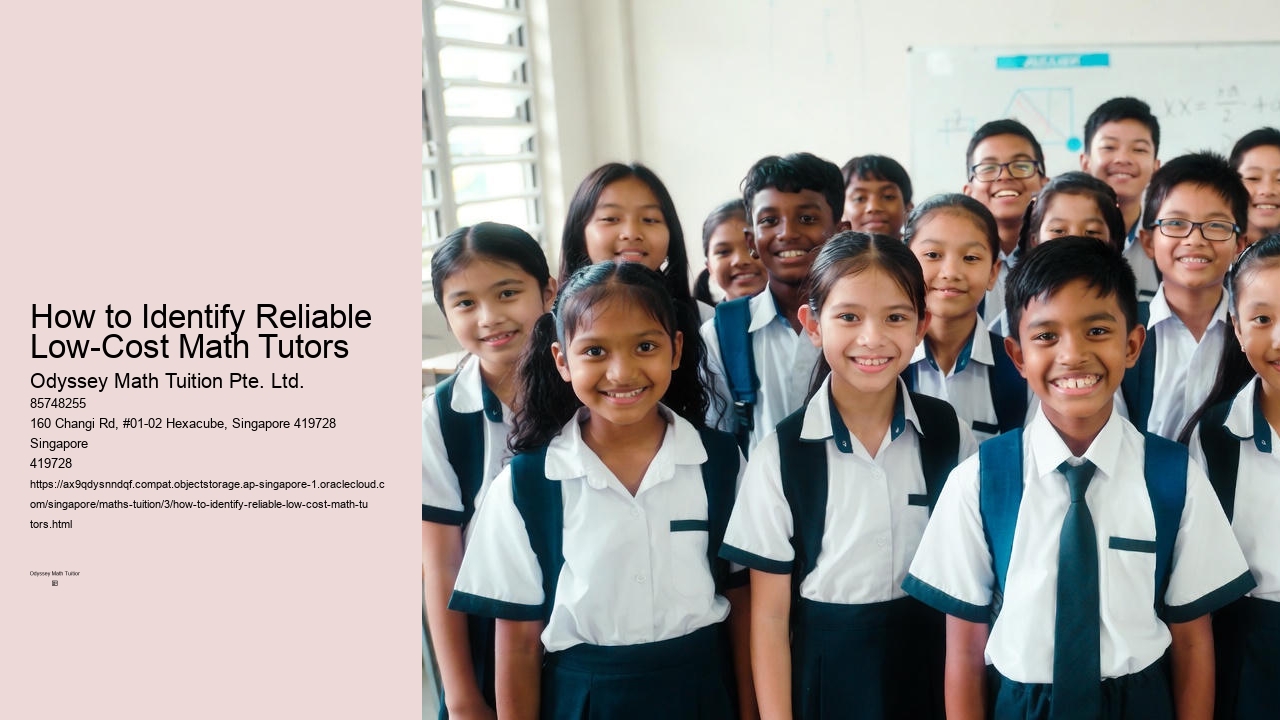 How to Identify Reliable Low-Cost Math Tutors