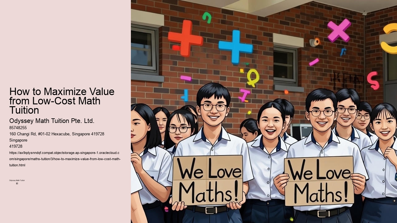 How to Maximize Value from Low-Cost Math Tuition