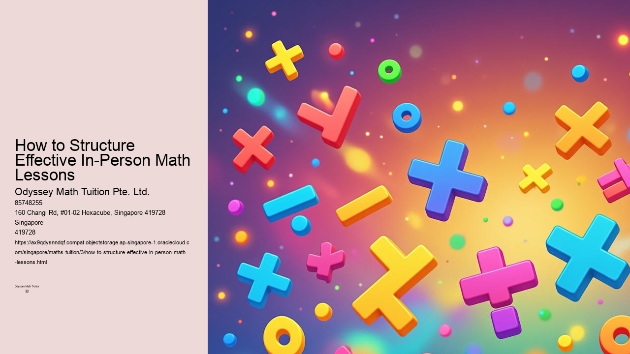 How to Structure Effective In-Person Math Lessons