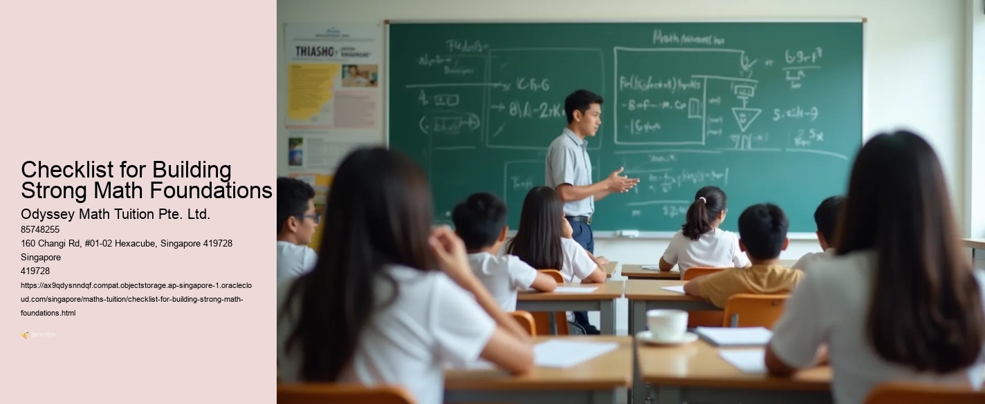 Checklist for Building Strong Math Foundations